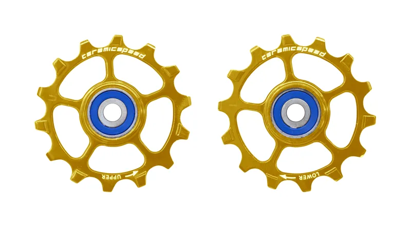 CeramicSpeed MTB Coated Pulley Wheel Gold Eagle 14T 1 CeramicSpeed MTB Coated Pulley Wheel Gold Eagle 14T