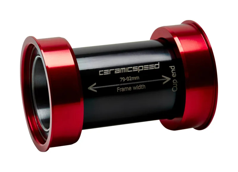 CeramicSpeed BBright Campag OT Bottom Bracket - Red 1 CeramicSpeed BBright Campag OT Bottom Bracket - Red