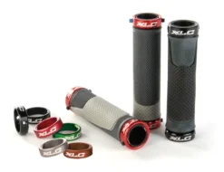 XLC Ringo Lock On Grips - 130mm - Grey/Red