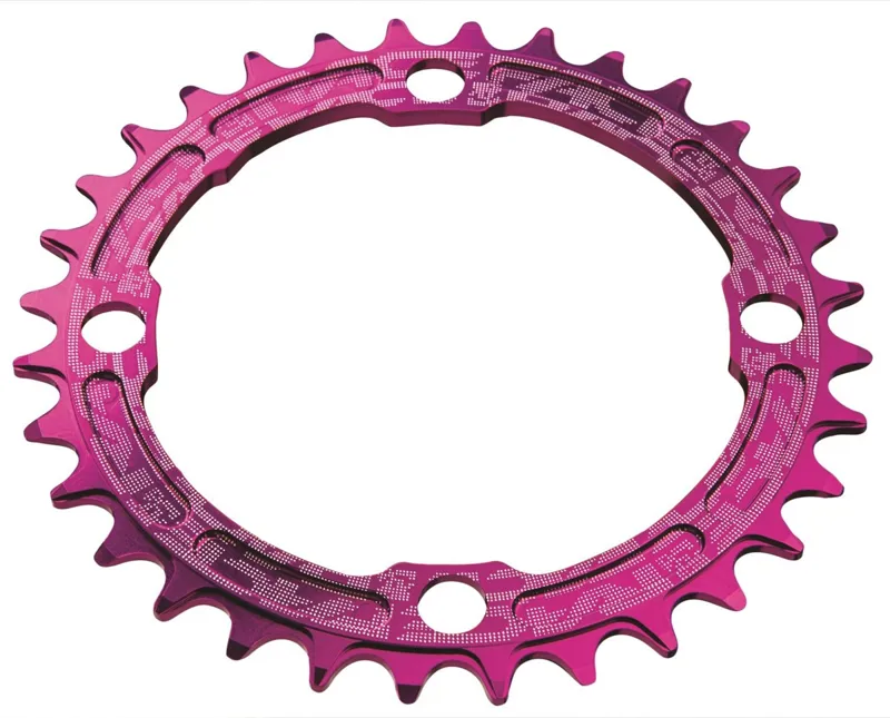 Race Face Narrow/Wide Single Chainring - Purple - 104 X 38. 1 Race Face Narrow/Wide Single Chainring - Purple - 104 X 38.