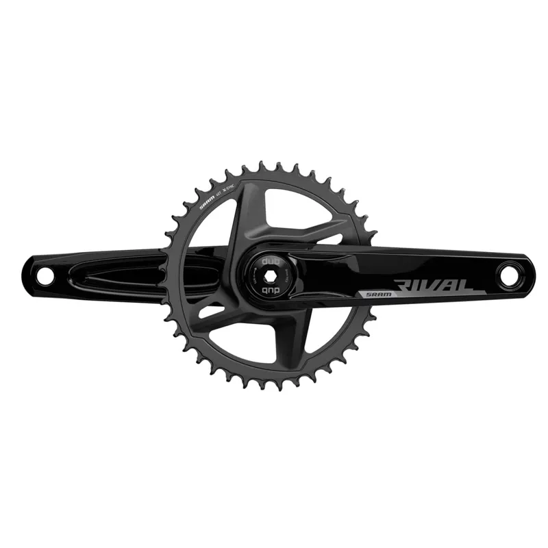 Sram Rival AXS 1X D1 DUB Wide Crankset - 12 Speed - Black 1 Sram Rival AXS 1X D1 DUB Wide Crankset - 12 Speed - Black