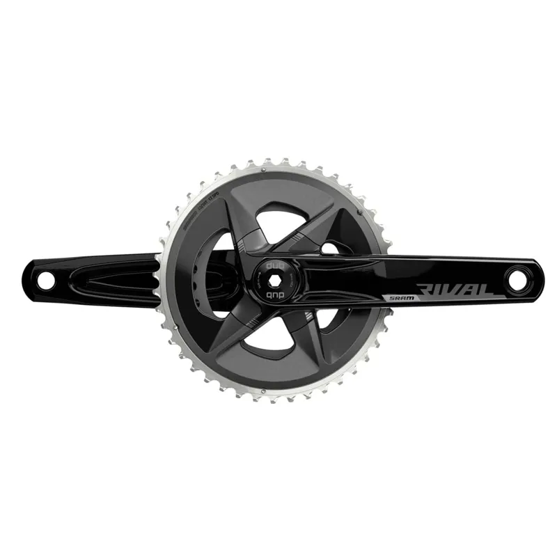 Sram Rival AXS Wide Crankset D1 DUB - 12 Speed - Black 1 Sram Rival AXS Wide Crankset D1 DUB - 12 Speed - Black