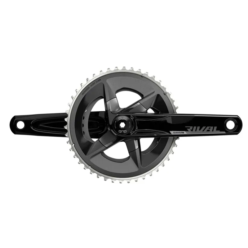 Sram Rival AXS Crankset D1 DUB - 12 Speed - Black 1 Sram Rival AXS Crankset D1 DUB - 12 Speed - Black