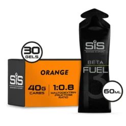 SIS Beta Fuel Energy Gel Box Of 30 X 60ml Gels - Strawberry/Lime -SwiftCycle Store FS131270