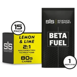 SIS BETA Fuel Energy Drink Powder Box Of 15 X 82g Sachets - Strawberry -SwiftCycle Store FS210095 2