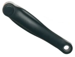 Raleigh Left Hand Crank Arm Wide - Square Taper - Black - 170mm