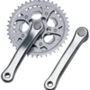 Raleigh Road Triple Chainset - Polished Silver - 170mm X 52/42/32.