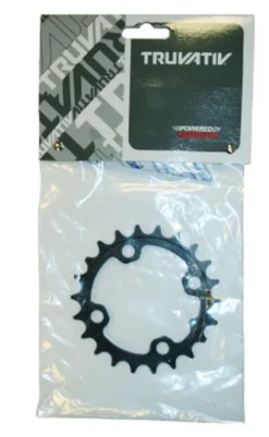 Truvativ MTB 22T 4 Bolt 64mm BCD Chainring - Aluminium Black - 22T