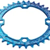 Race Face Narrow/Wide Single Chainring - Blue - 104 X 34.