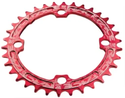 Race Face Narrow/Wide Single Chainring - Red - 104 X 34.