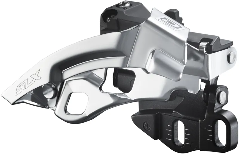 Shimano SLX 10-speed Triple Front Derailleur Dual Pull E-type FDM670A 1 Shimano SLX 10-speed Triple Front Derailleur Dual Pull E-type FDM670A