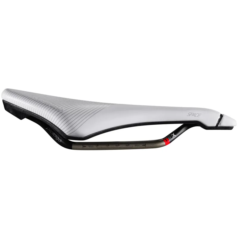 Prologo Dimension Space TiroX 155 Road Saddle - White 2 Prologo Dimension Space TiroX 155 Road Saddle - White - Image 2