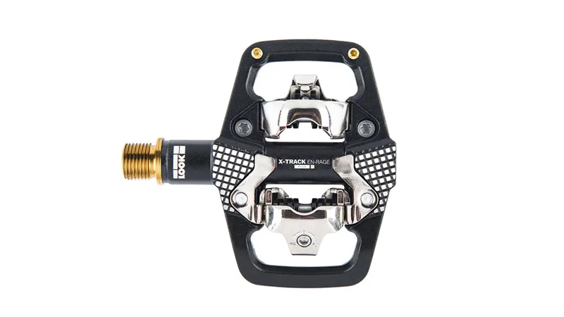 Look X-Track EN-RAGE Plus Ti Clipless MTB Pedals - Black/Gold 1 Look X-Track EN-RAGE Plus Ti Clipless MTB Pedals - Black/Gold